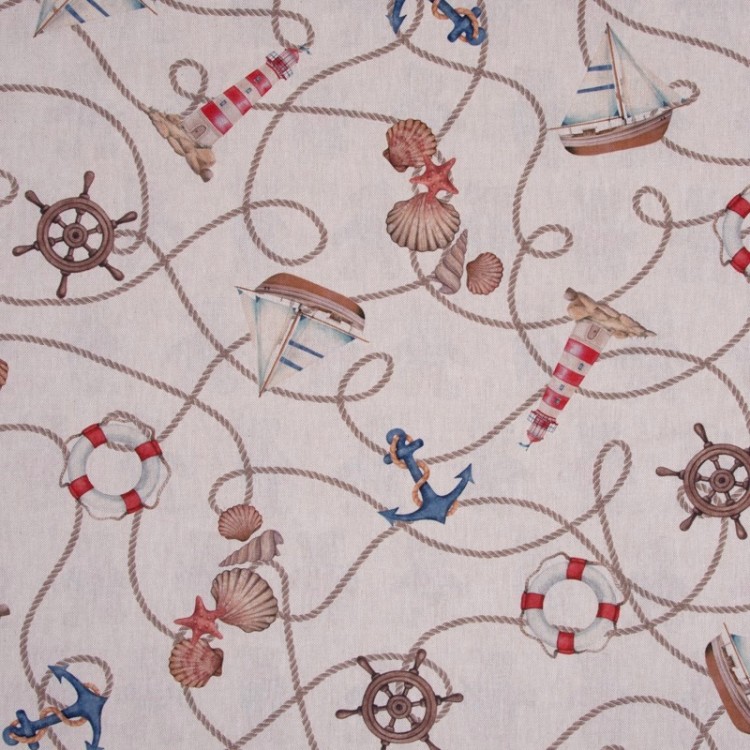 Tissu canvas - Marin