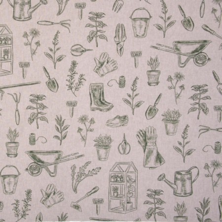 Tissu canvas - Outils de jardin