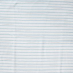 Tissu jersey velours - Rayures écru