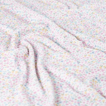 Tissu jersey velours - Maëlle écru