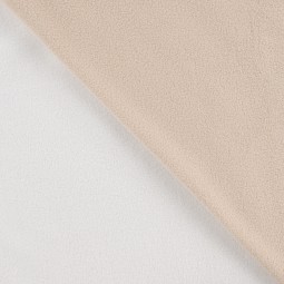 Tissu polaire double face - Sable