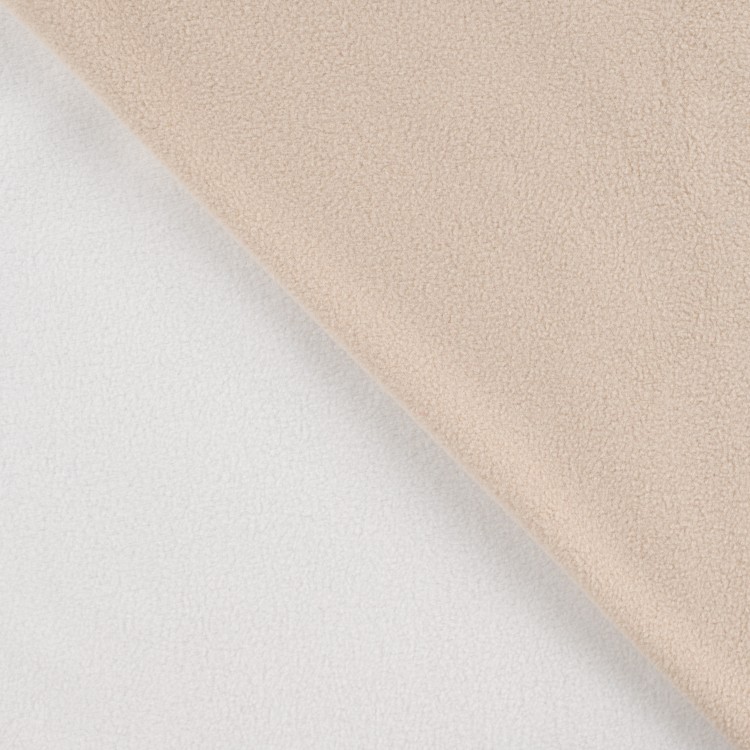 Tissu polaire double face - Sable