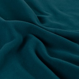 Tissu polaire double face - Pétrole