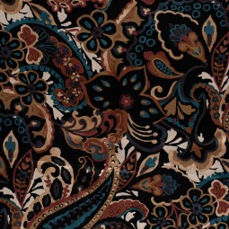 Tissu viscose - Paisley army