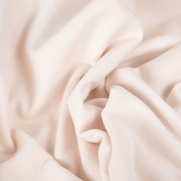 Tissu jersey velours - Roberto écru