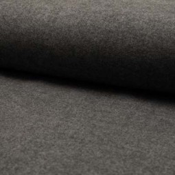 Tissu jersey velours - Roberto gris