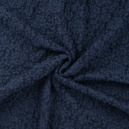 Tissu dentelle - Dentelle bleu marine