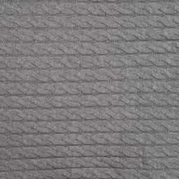 Tissu maille - Matilda gris chiné