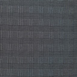 Tissu viscose et polyester - Pied de poule noir blanc