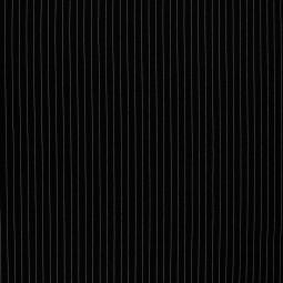 Tissu viscose et polyester - Rayures noir