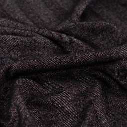 Tissu maille - Herringbone vin