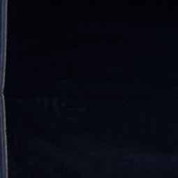 Tissu velours de coton - Bleu marine