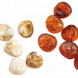 Perles galets x5