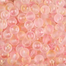 Perles en verre ronde x50