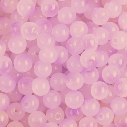 Perles en verre ronde x50