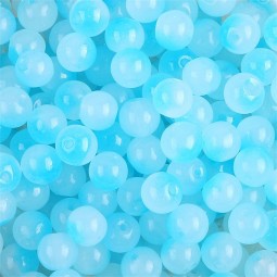 Perles en verre ronde x50