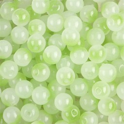 Perles en verre ronde x50