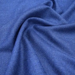 Tissu lainage italien - Texture fond bleu