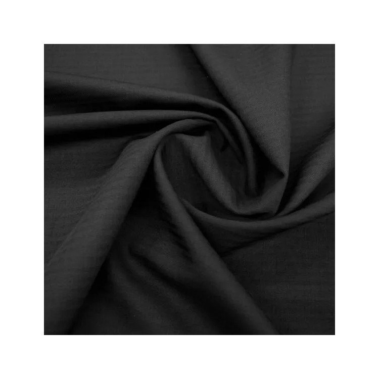 Tissu lainage italien - Noir
