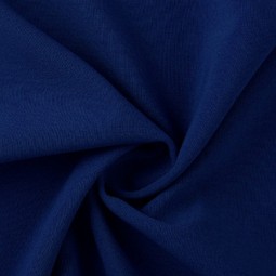 Tissu viscose et polyester - Piero bleu dur