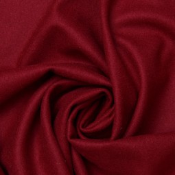Tissu drap de laine - Rouge