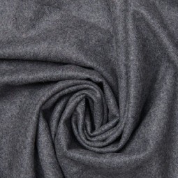 Tissu drap de laine - Gris