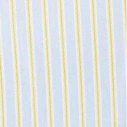 Tissu coton - Rayures bleu jaune