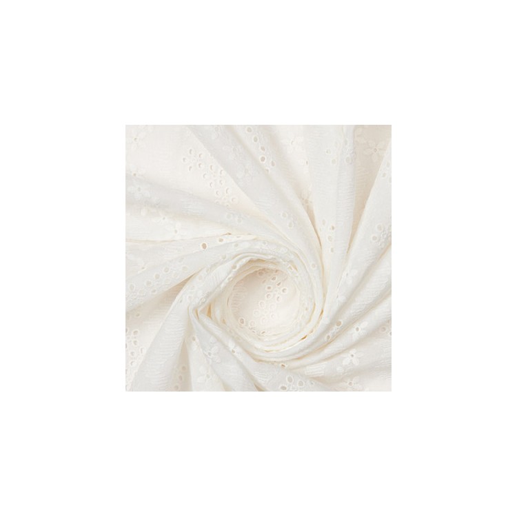Tissu Broderie - Julie