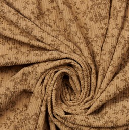Tissu velours côtelé - Buba camel