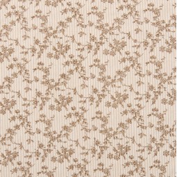 Tissu velours côtelé - Buba crème