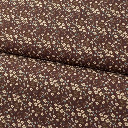 Tissu coton - Marion marron