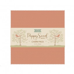 Charm pack - Poppy seed