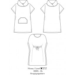 Patron Atelier Scammit - Poncho Tropique