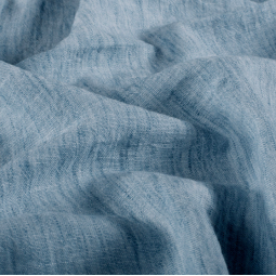 Tissu Polyester - Esprit chambray Bleu clair