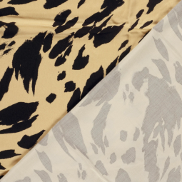 Tissu viscose satin - Pinceau