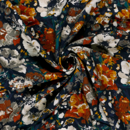 Tissu crêpe de viscose - Soline