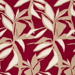 Tissu viscose - Jo rouge