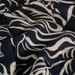Tissu twill de viscose - Béatrice écru