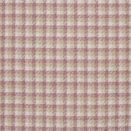 Tissu manteau - Tissé à carreaux vieux rose