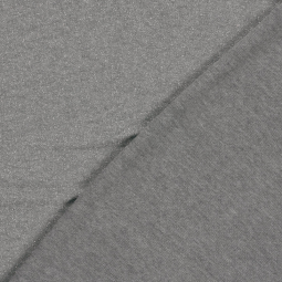 Tissu maille lurex - Gris