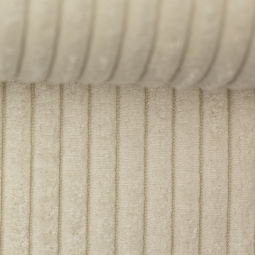 Tissu velours à côtes - Wanja écru