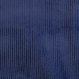 Tissu velours à côtes - Wanja marine