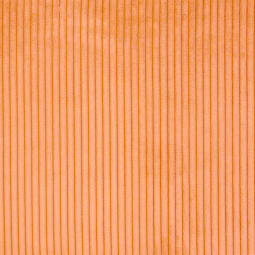 Tissu velours à côtes - Wanja orange vif