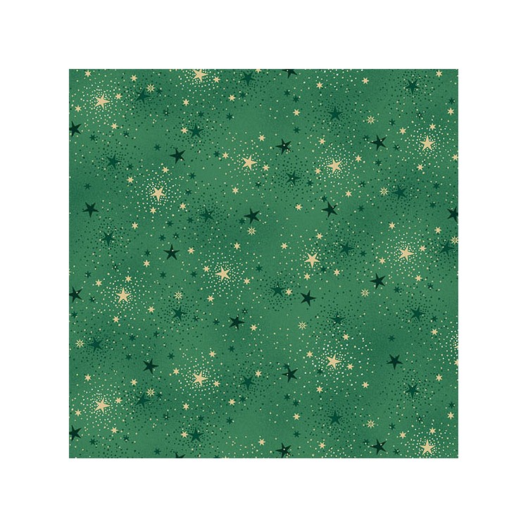Tissu Noël - Adorn sparkle green