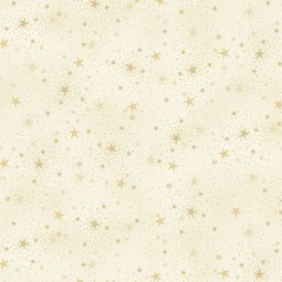 Tissu Noël - Adorn sparkle cream
