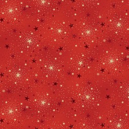 Tissu Noël - Adorn sparkle red