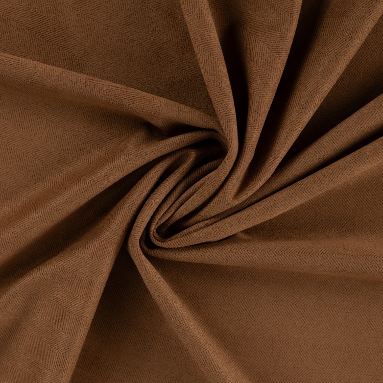 Tissu suédine scuba - Herringbone taupe