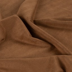 Tissu suédine scuba - Herringbone taupe