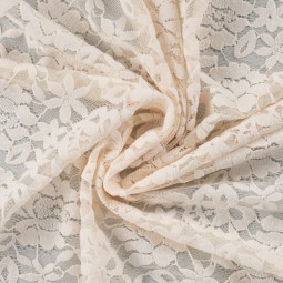 Tissu dentelle - Dentelle écru