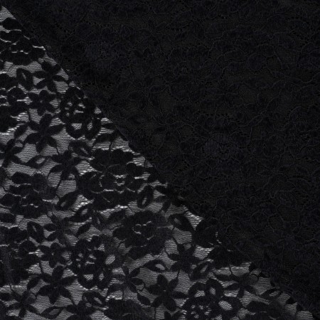 Tissu dentelle - Dentelle noir
